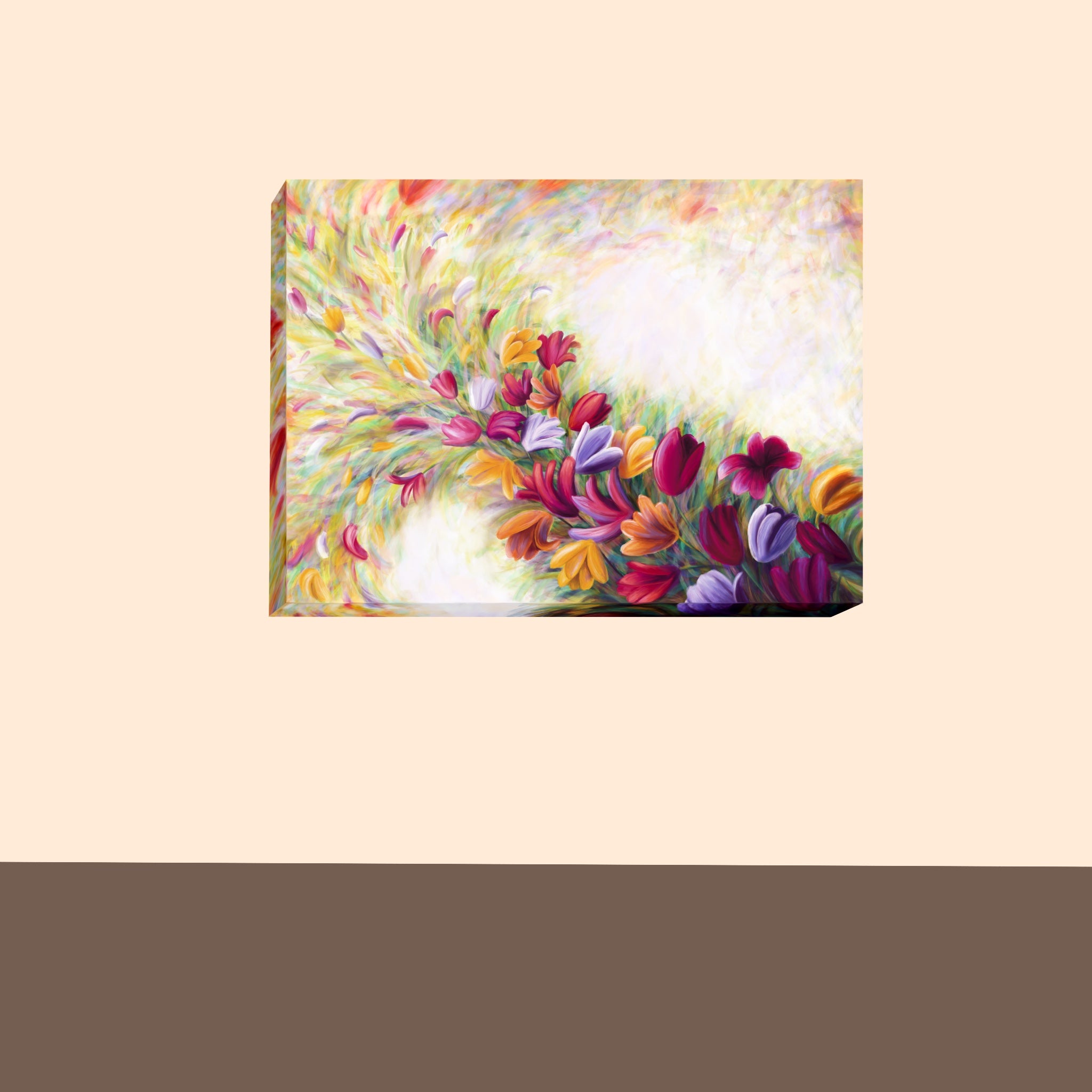 Tempête de fleurs | Impression d'Art