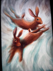 Flying Bunnies | Art Print
