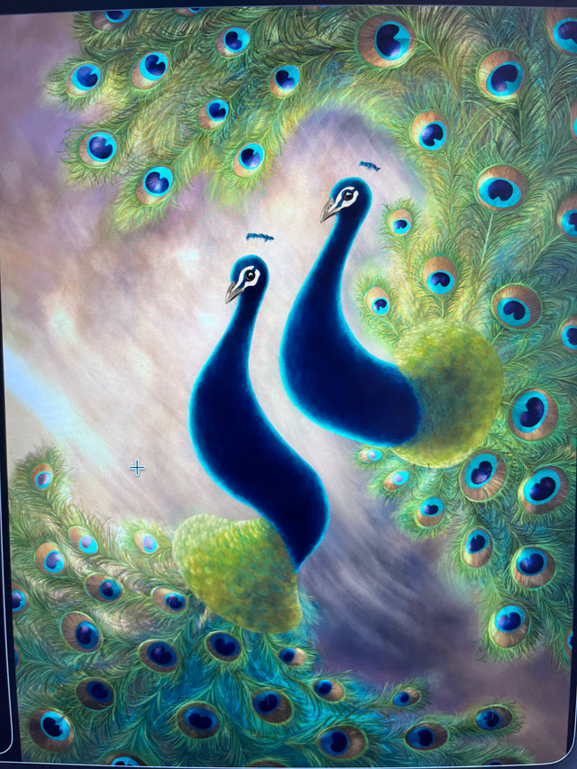 Peacocks | Art Print
